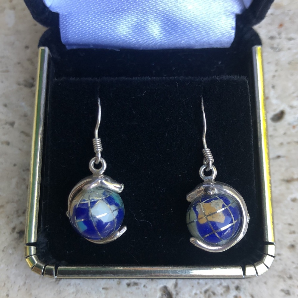 Dolphin world earrings